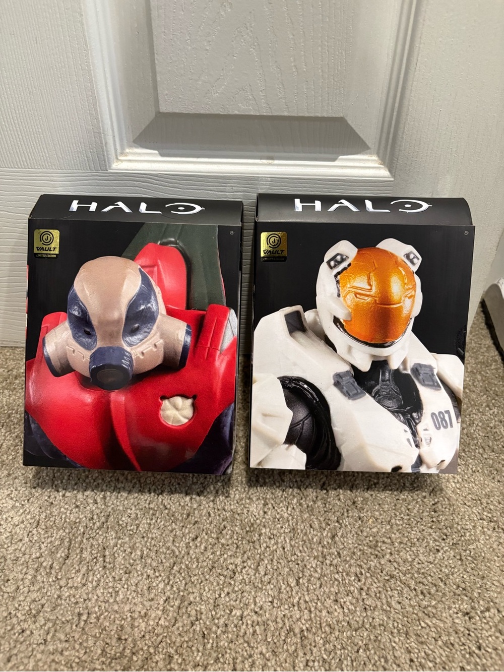 Jazwares Vault Limited Edition Halo Figures Spartan Kelly-087 & Grunt Major New